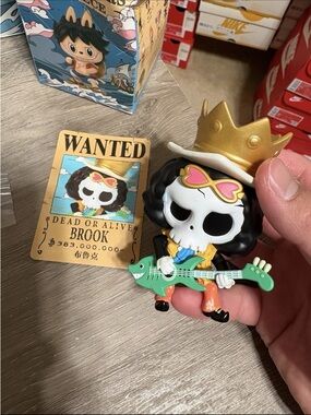 100% AUTHENTIC Pop MART Labubu The Monsters x One Piece Series Figure - Brook